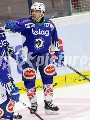 EBEL. Eishockey Bundesliga. EC VSV gegen SAPA Fehervar AV19. Torjubel Jason Krog (VSV). Villach, am 2.11.2014.
Foto: Kuess 


---
pressefotos, pressefotografie, kuess, qs, qspictures, sport, bild, bilder, bilddatenbank