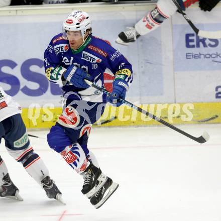 EBEL. Eishockey Bundesliga. EC VSV gegen SAPA Fehervar AV19. Brock McBride (VSV). Villach, am 2.11.2014.
Foto: Kuess 


---
pressefotos, pressefotografie, kuess, qs, qspictures, sport, bild, bilder, bilddatenbank