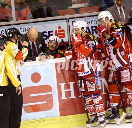 EBEL. Eishockey Bundesliga. KAC gegen HC TWK Innsbruck. Doug Mason (KAC). Klagenfurt, am 14.11.2014.
Foto: Kuess 

---
pressefotos, pressefotografie, kuess, qs, qspictures, sport, bild, bilder, bilddatenbank