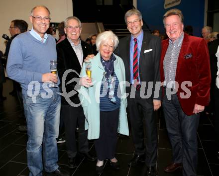 Filmpraesentation ueber Olympiasieger Karl Schnabl. Raimund Berger, Dieter Kalt, Landeshauptmann Peter Kaiser, Guenther Pfeistlinger. Klagenfurt, am 19.11.2014.
Foto: Kuess
---
pressefotos, pressefotografie, kuess, qs, qspictures, sport, bild, bilder, bilddatenbank