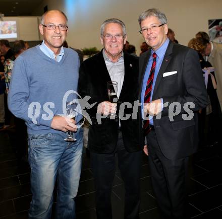 Filmpraesentation ueber Olympiasieger Karl Schnabl. Raimund Berger, Dieter Kalt, Landeshauptmann Peter Kaiser. Klagenfurt, am 19.11.2014.
Foto: Kuess
---
pressefotos, pressefotografie, kuess, qs, qspictures, sport, bild, bilder, bilddatenbank