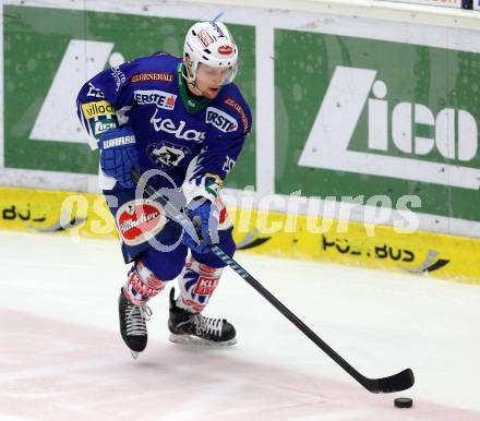 EBEL. Eishockey Bundesliga. EC VSV gegen Red Bull Salzburg. Nico Brunner (VSV). Villach, am 21.11.2014.
Foto: Kuess 


---
pressefotos, pressefotografie, kuess, qs, qspictures, sport, bild, bilder, bilddatenbank