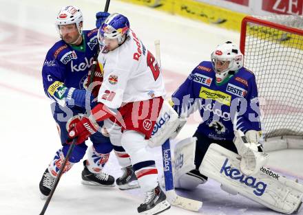 EBEL. Eishockey Bundesliga. EC VSV gegen Red Bull Salzburg. Gerhard Unterluggauer, Jean Philipp Lamoureux,  (VSV), Daniel Welser (Salzburg). Villach, am 21.11.2014.
Foto: Kuess 


---
pressefotos, pressefotografie, kuess, qs, qspictures, sport, bild, bilder, bilddatenbank