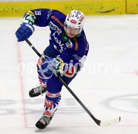 EBEL. Eishockey Bundesliga. EC VSV gegen Red Bull Salzburg.  Stefan Bacher (VSV). Villach, am 21.11.2014.
Foto: Kuess 


---
pressefotos, pressefotografie, kuess, qs, qspictures, sport, bild, bilder, bilddatenbank