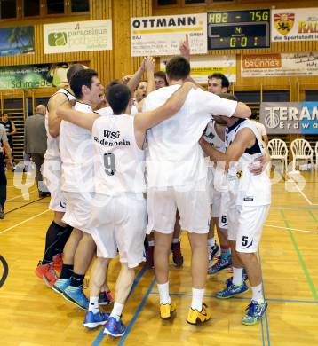 Basketball 2.Bundesliga 2014/15 Grunddurchgang 9.Runde. Radenthein Garnets gegen Basket Flames. Jubel (Radenthein). Klagenfurt, 22.11.2014.
Foto: Kuess
---
pressefotos, pressefotografie, kuess, qs, qspictures, sport, bild, bilder, bilddatenbank