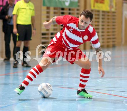 1. OEFB Futsal Liga. Futsal Klagenfurt gegen Polonia FC.  Marko Petricevic (Klagenfurt). Viktring, am 22.11.2014. 
Foto: Kuess
---
pressefotos, pressefotografie, kuess, qs, qspictures, sport, bild, bilder, bilddatenbank