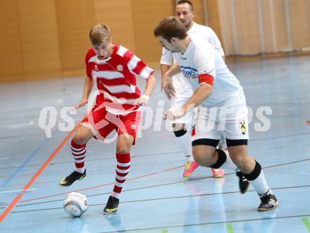 Futsal. Futsal Klagenfurt gegen Helhof RB Wien. Sebastian Bauer (Klagenfurt). Viktring, am 22.11.2014.
Foto: Kuess
---
pressefotos, pressefotografie, kuess, qs, qspictures, sport, bild, bilder, bilddatenbank