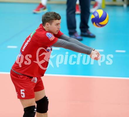 Volleyball AVL. SK Posojilnica Aich/Dob gegen VBC Weiz. Jani Kovacic (Aich/Dob). Bleiburg, am 27.11.2014.
Foto: Kuess
---
pressefotos, pressefotografie, kuess, qs, qspictures, sport, bild, bilder, bilddatenbank