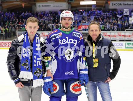 EBEL. Eishockey Bundesliga. EC VSV gegen HC Orli Znojmo.  Spieler des Abends Benjamin Petrik (VSV). Villach, am 28.11.2014.
Foto: Kuess 


---
pressefotos, pressefotografie, kuess, qs, qspictures, sport, bild, bilder, bilddatenbank