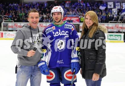 EBEL. Eishockey Bundesliga. EC VSV gegen HC Orli Znojmo.  Spieler des Abends Benjamin Petrik (VSV). Villach, am 28.11.2014.
Foto: Kuess 


---
pressefotos, pressefotografie, kuess, qs, qspictures, sport, bild, bilder, bilddatenbank