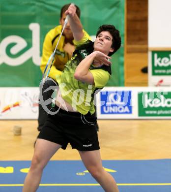 Badminton. ASKOE Kelag Kaernten gegen Wolfurt. Jenny Ertl (Kaernten). Klagenfurt, am 29.11.2014.
Foto: Kuess
---
pressefotos, pressefotografie, kuess, qs, qspictures, sport, bild, bilder, bilddatenbank