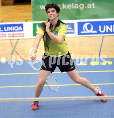 Badminton. ASKOE Kelag Kaernten gegen Wolfurt. Jenny Ertl (Kaernten). Klagenfurt, am 29.11.2014.
Foto: Kuess
---
pressefotos, pressefotografie, kuess, qs, qspictures, sport, bild, bilder, bilddatenbank