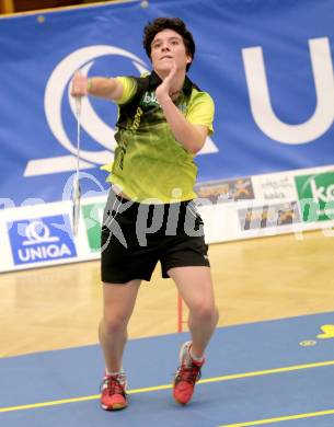 Badminton. ASKOE Kelag Kaernten gegen Wolfurt. Jenny Ertl (Kaernten). Klagenfurt, am 29.11.2014.
Foto: Kuess
---
pressefotos, pressefotografie, kuess, qs, qspictures, sport, bild, bilder, bilddatenbank