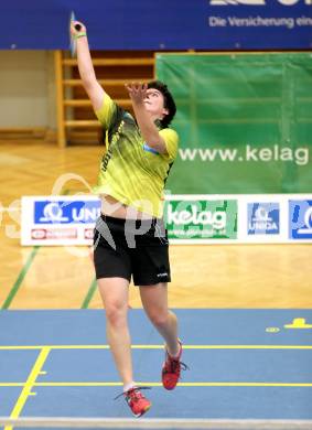 Badminton. ASKOE Kelag Kaernten gegen Wolfurt. Jenny Ertl (Kaernten). Klagenfurt, am 29.11.2014.
Foto: Kuess
---
pressefotos, pressefotografie, kuess, qs, qspictures, sport, bild, bilder, bilddatenbank