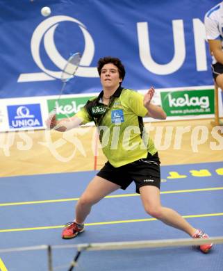 Badminton. ASKOE Kelag Kaernten gegen Wolfurt. Jenny Ertl (Kaernten). Klagenfurt, am 29.11.2014.
Foto: Kuess
---
pressefotos, pressefotografie, kuess, qs, qspictures, sport, bild, bilder, bilddatenbank