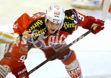 EBEL. Eishockey Bundesliga. KAC gegen EC Red Bull Salzburg. Lukas Pither (KAC). Klagenfurt, am 30.11.2014.
Foto: Kuess 

---
pressefotos, pressefotografie, kuess, qs, qspictures, sport, bild, bilder, bilddatenbank