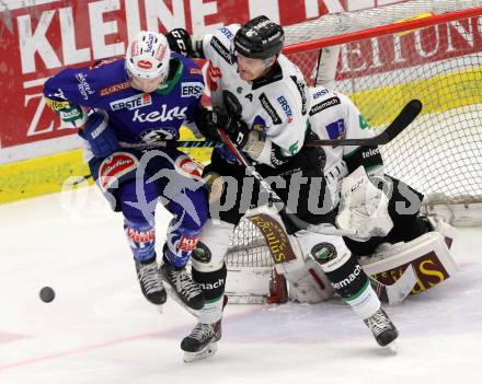 EBEL. Eishockey Bundesliga. EC VSV gegen HDD TELEMACH Olimpija Ljubljana. Patrick Platzer,  (VSV), Bostjan Groznik (Laibach). Villach, am 30.11.2014.
Foto: Kuess 


---
pressefotos, pressefotografie, kuess, qs, qspictures, sport, bild, bilder, bilddatenbank