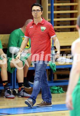 Basketball 2.Bundesliga 2014/15 Grunddurchgang 11.Runde. Woerthersee Piraten gegen Dornbirn Lions. Trainer Diego Fernandez (Dornbirn). Klagenfurt, 6.12.2014.
Foto: Kuess
---
pressefotos, pressefotografie, kuess, qs, qspictures, sport, bild, bilder, bilddatenbank