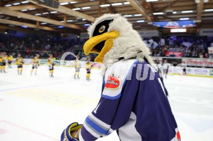 EBEL. Eishockey Bundesliga. EC VSV gegen UPC Vienna Capitals. Maskottchen Villi (VSV). Villach, am 12.12.2014.
Foto: Kuess 


---
pressefotos, pressefotografie, kuess, qs, qspictures, sport, bild, bilder, bilddatenbank