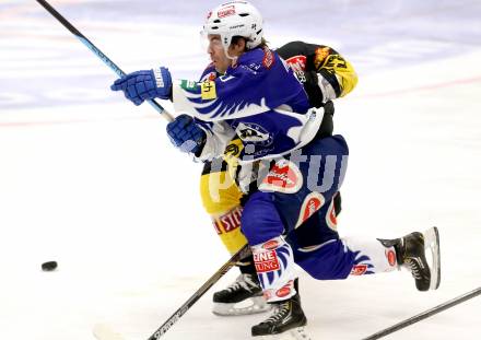 EBEL. Eishockey Bundesliga. EC VSV gegen UPC Vienna Capitals. Brock McBride (VSV). Villach, am 12.12.2014.
Foto: Kuess 


---
pressefotos, pressefotografie, kuess, qs, qspictures, sport, bild, bilder, bilddatenbank