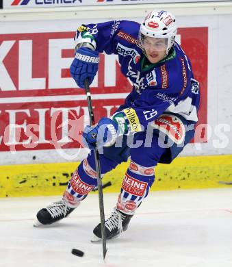 EBEL. Eishockey Bundesliga. EC VSV gegen HCB SUEDTIROL. Stefan Bacher  (VSV). Villach, am 14.12.2014.
Foto: Kuess 


---
pressefotos, pressefotografie, kuess, qs, qspictures, sport, bild, bilder, bilddatenbank