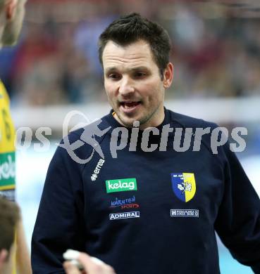 Volleyball Champions League. SK Posojilnica Aich/Dob gegen Zenit Kazan.  Trainer Luka Slabe (Aich/Dob). Klagenfurt, am 17.12.2014.
Foto: Kuess
---
pressefotos, pressefotografie, kuess, qs, qspictures, sport, bild, bilder, bilddatenbank