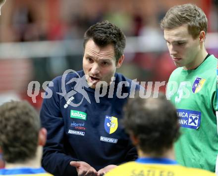 Volleyball Champions League. SK Posojilnica Aich/Dob gegen Zenit Kazan.  Trainer Luka Slabe (Aich/Dob). Klagenfurt, am 17.12.2014.
Foto: Kuess
---
pressefotos, pressefotografie, kuess, qs, qspictures, sport, bild, bilder, bilddatenbank