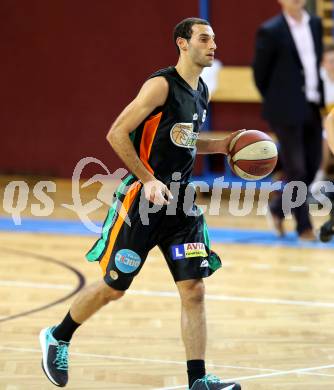 Basketball 2.Bundesliga 2014/15 Grunddurchgang 13.Runde. Woerthersee Piraten gegen Basket Flames.  Dominik Muellner (Basket Flames). Klagenfurt, 20.12.2014.
Foto: Kuess
---
pressefotos, pressefotografie, kuess, qs, qspictures, sport, bild, bilder, bilddatenbank