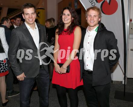 Sportgala. Nacht des Sports. Ehrung Sportler des Jahres. Markus Salcher, Hanno Douschan mit Freundin. Congress Center Villach, 22.12.2014.
Foto: Kuess
---
pressefotos, pressefotografie, kuess, qs, qspictures, sport, bild, bilder, bilddatenbank