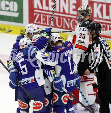 EBEL. Eishockey Bundesliga. EC VSV gegen HC Orli Znojmo. Torjubel  (VSV). Villach, am 23.12.2014.
Foto: Kuess 


---
pressefotos, pressefotografie, kuess, qs, qspictures, sport, bild, bilder, bilddatenbank