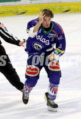 EBEL. Eishockey Bundesliga. EC VSV gegen HC Orli Znojmo. Brock McBride (VSV). Villach, am 23.12.2014.
Foto: Kuess 


---
pressefotos, pressefotografie, kuess, qs, qspictures, sport, bild, bilder, bilddatenbank