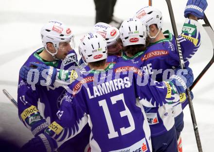 EBEL. Eishockey Bundesliga. EC VSV gegen HC Orli Znojmo. Torjubel  (VSV). Villach, am 23.12.2014.
Foto: Kuess 


---
pressefotos, pressefotografie, kuess, qs, qspictures, sport, bild, bilder, bilddatenbank