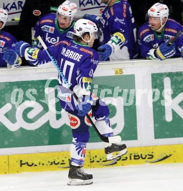 EBEL. Eishockey Bundesliga. EC VSV gegen HC Orli Znojmo. Torjubel Brock McBride (VSV). Villach, am 23.12.2014.
Foto: Kuess 


---
pressefotos, pressefotografie, kuess, qs, qspictures, sport, bild, bilder, bilddatenbank