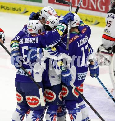 EBEL. Eishockey Bundesliga. EC VSV gegen HC Orli Znojmo. Torjubel  (VSV). Villach, am 23.12.2014.
Foto: Kuess 


---
pressefotos, pressefotografie, kuess, qs, qspictures, sport, bild, bilder, bilddatenbank