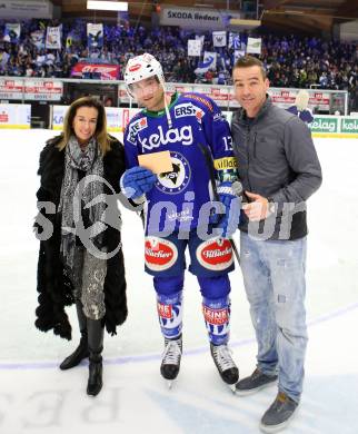 EBEL. Eishockey Bundesliga. EC VSV gegen Moser Medical Graz 99ers.  Spieler des Abends John Lammers (VSV). Villach, am 28.12.2014.
Foto: Kuess 


---
pressefotos, pressefotografie, kuess, qs, qspictures, sport, bild, bilder, bilddatenbank