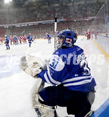 EBEL. Eishockey Bundesliga. Freiluftderby KAC gegen VSV. Thomas Hoeneckl (VSV). Klagenfurt, Woerthersee Stadion, am 3.1.2015.
Foto: Kuess
---
pressefotos, pressefotografie, kuess, qs, qspictures, sport, bild, bilder, bilddatenbank