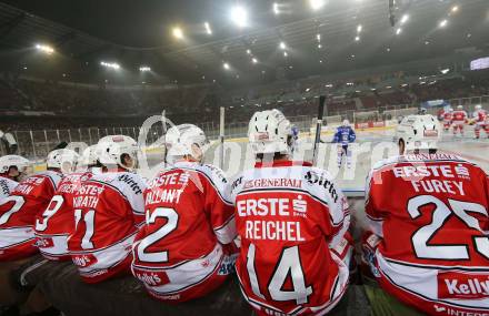 EBEL. Eishockey Bundesliga. Freiluftderby KAC gegen VSV.  Klagenfurt, Woerthersee Stadion, am 3.1.2015.
Foto: Kuess
---
pressefotos, pressefotografie, kuess, qs, qspictures, sport, bild, bilder, bilddatenbank