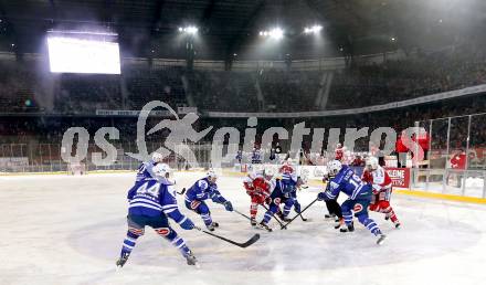 EBEL. Eishockey Bundesliga. Freiluftderby KAC gegen VSV.  Klagenfurt, Woerthersee Stadion, am 3.1.2015.
Foto: Kuess
---
pressefotos, pressefotografie, kuess, qs, qspictures, sport, bild, bilder, bilddatenbank