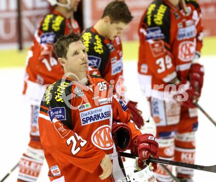 EBEL. Eishockey Bundesliga. KAC gegen EHC LIWEST Linz. Kirk Furey (KAC). Klagenfurt, am 6.1.2015.
Foto: Kuess 

---
pressefotos, pressefotografie, kuess, qs, qspictures, sport, bild, bilder, bilddatenbank