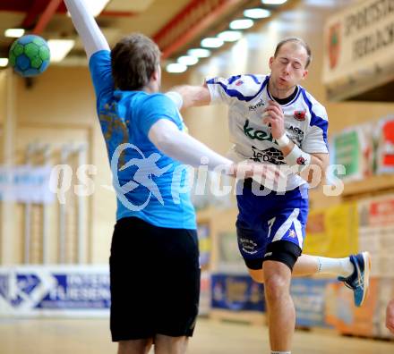 Handball Bundesliga. SC Ferlach gegen Hollabrunn. Leopold Wagner (Ferlach). Ferlach, am 10.1.2015.
Foto: Kuess
---
pressefotos, pressefotografie, kuess, qs, qspictures, sport, bild, bilder, bilddatenbank