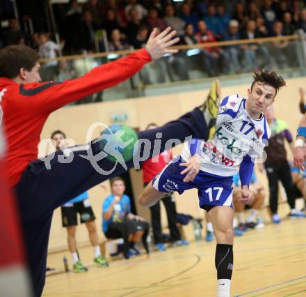 Handball Bundesliga. SC Ferlach gegen Hollabrunn. Izudin Mujanovic (Ferlach). Ferlach, am 10.1.2015.
Foto: Kuess
---
pressefotos, pressefotografie, kuess, qs, qspictures, sport, bild, bilder, bilddatenbank