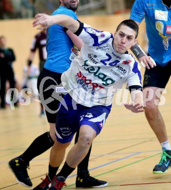 Handball Bundesliga. SC Ferlach gegen Hollabrunn. Mladan Jovanovic (Ferlach). Ferlach, am 10.1.2015.
Foto: Kuess
---
pressefotos, pressefotografie, kuess, qs, qspictures, sport, bild, bilder, bilddatenbank