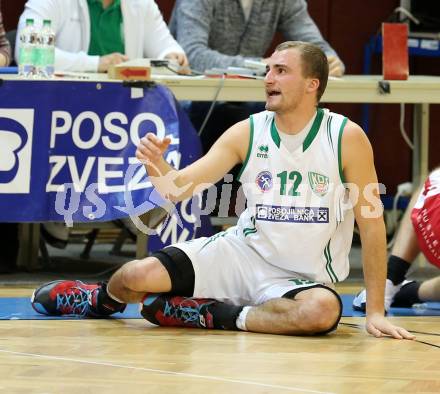 Basketball 2.Bundesliga 2014/15 Grunddurchgang 14.Runde. KOS Celovec gegen Dragons St. Poelten. Fabian Gallob (KOS). Klagenfurt, 10.1.2015.
Foto: Kuess
---
pressefotos, pressefotografie, kuess, qs, qspictures, sport, bild, bilder, bilddatenbank