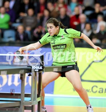 Tischtennis. Champions League. TTC Carinthia Winds Villach gegen TMK TAGMT (RUS). Amelie Solja (TTC Villacher). Klagenfurt, am 21.1.2015.
Foto: Kuess
---
pressefotos, pressefotografie, kuess, qs, qspictures, sport, bild, bilder, bilddatenbank