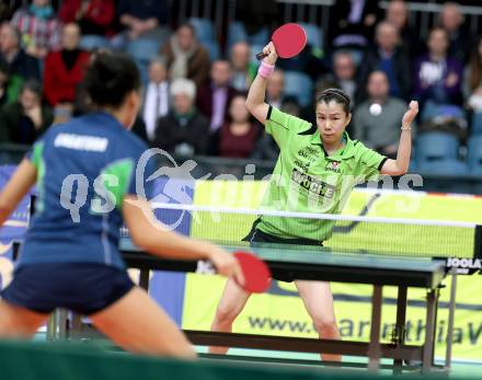 Tischtennis. Europacup. TTC Carinthia Winds Villach gegen TMK TAGMT (RUS). Li Quiangbing, (TTC Villacher). Klagenfurt, am 21.1.2015.
Foto: Kuess
---
pressefotos, pressefotografie, kuess, qs, qspictures, sport, bild, bilder, bilddatenbank