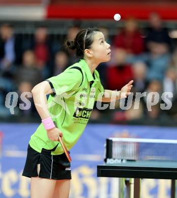 Tischtennis. Europacup. TTC Carinthia Winds Villach gegen TMK TAGMT (RUS). Li Quiangbing, (TTC Villacher). Klagenfurt, am 21.1.2015.
Foto: Kuess
---
pressefotos, pressefotografie, kuess, qs, qspictures, sport, bild, bilder, bilddatenbank