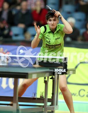 Tischtennis. Europacup. TTC Carinthia Winds Villach gegen TMK TAGMT (RUS). Anja Farlandanska (TTC Villacher). Klagenfurt, am 21.1.2015.
Foto: Kuess
---
pressefotos, pressefotografie, kuess, qs, qspictures, sport, bild, bilder, bilddatenbank