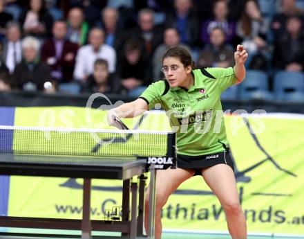 Tischtennis. Champions League. TTC Carinthia Winds Villach gegen TMK TAGMT (RUS). Amelie Solja, (TTC Villacher). Klagenfurt, am 21.1.2015.
Foto: Kuess
---
pressefotos, pressefotografie, kuess, qs, qspictures, sport, bild, bilder, bilddatenbank