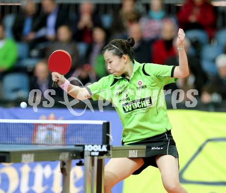 Tischtennis. Europacup. TTC Carinthia Winds Villach gegen TMK TAGMT (RUS). Li Quiangbing, (TTC Villacher). Klagenfurt, am 21.1.2015.
Foto: Kuess
---
pressefotos, pressefotografie, kuess, qs, qspictures, sport, bild, bilder, bilddatenbank