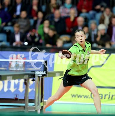 Tischtennis. Europacup. TTC Carinthia Winds Villach gegen TMK TAGMT (RUS). Li Quiangbing, (TTC Villacher). Klagenfurt, am 21.1.2015.
Foto: Kuess
---
pressefotos, pressefotografie, kuess, qs, qspictures, sport, bild, bilder, bilddatenbank